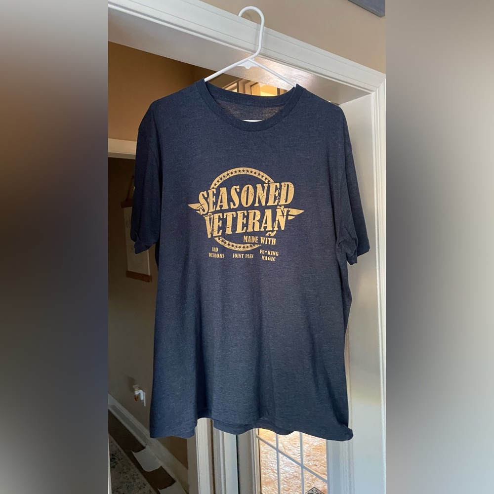 Grunt Style Black Veteran Graphic Tee
